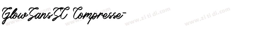 GlowSansSC Compresse字体转换